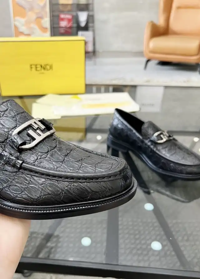 hype Fendi Leather Shoes