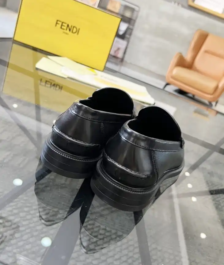 hype Fendi Leather Shoes