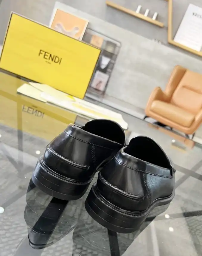 hype Fendi Leather Shoes