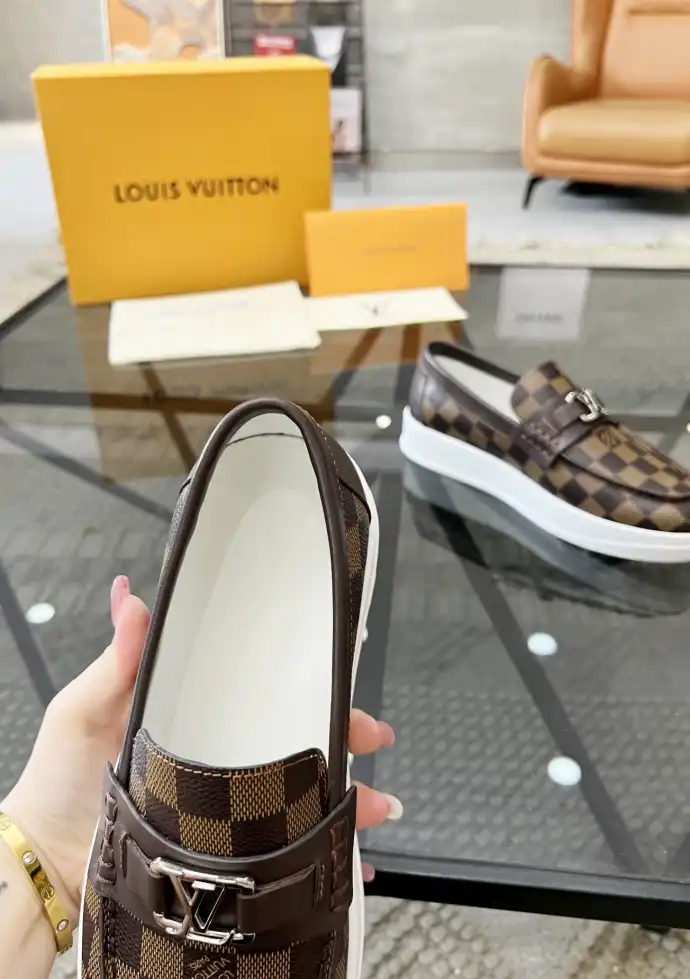 hype LV Leather Shoes