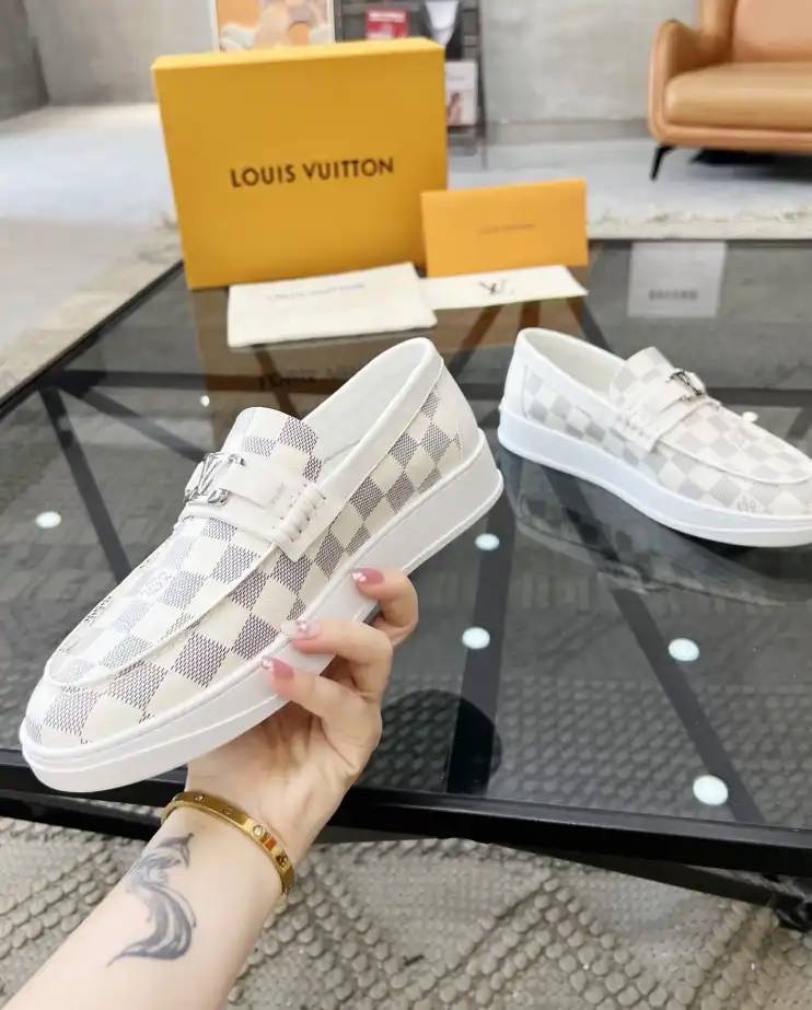 hype LV Leather Shoes