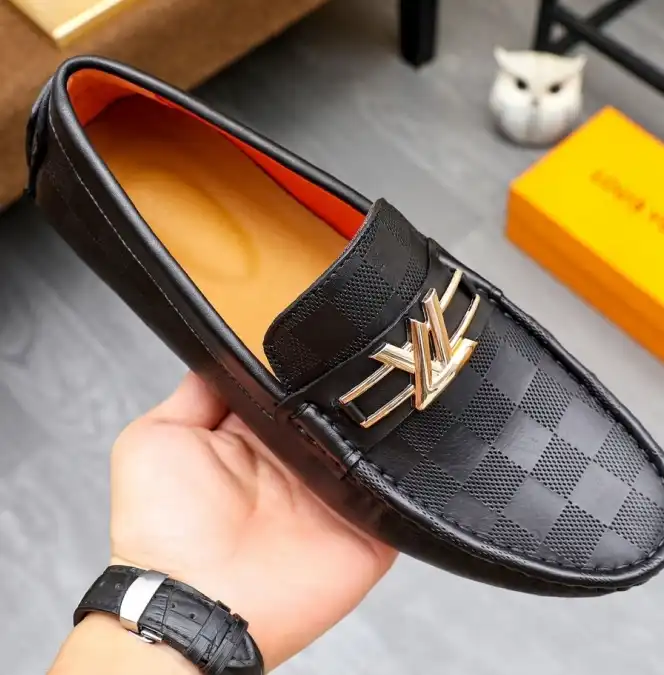 hype LV Leather Shoes