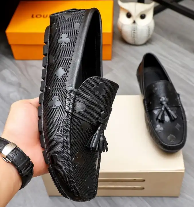 hype LV Leather Shoes