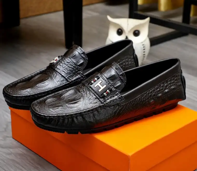 hype Hermes Leather Shoes