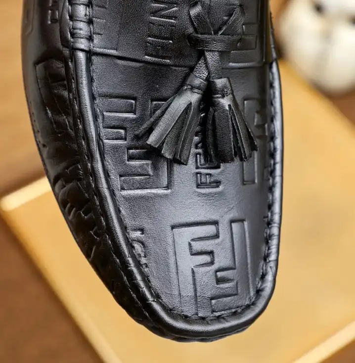 hype Fendi Leather Shoes