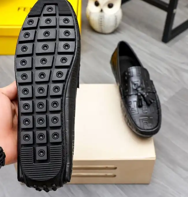 hype Fendi Leather Shoes