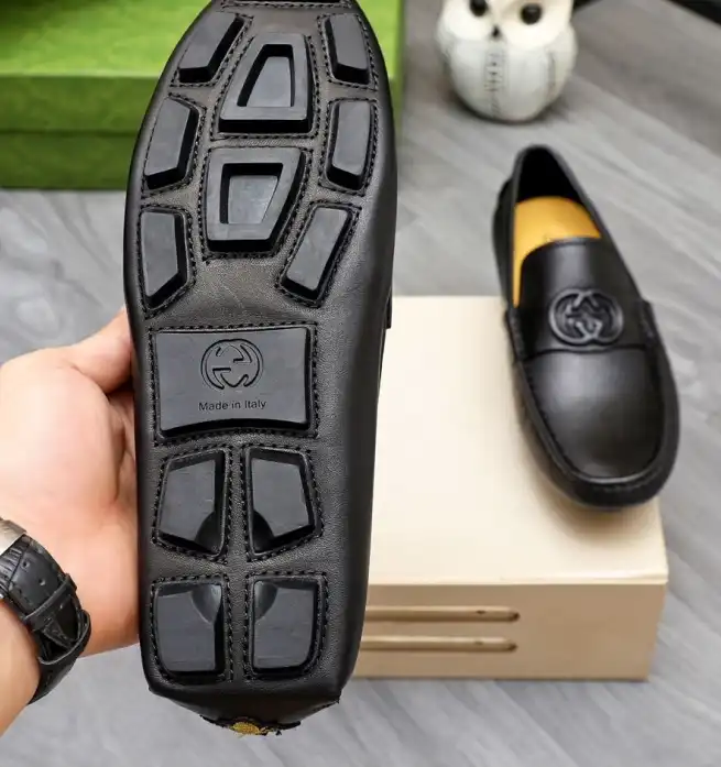 hype Gucci Leather Shoes