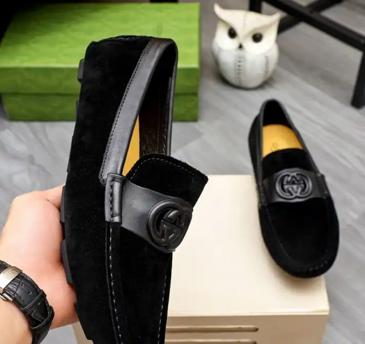 hype Gucci Leather Shoes