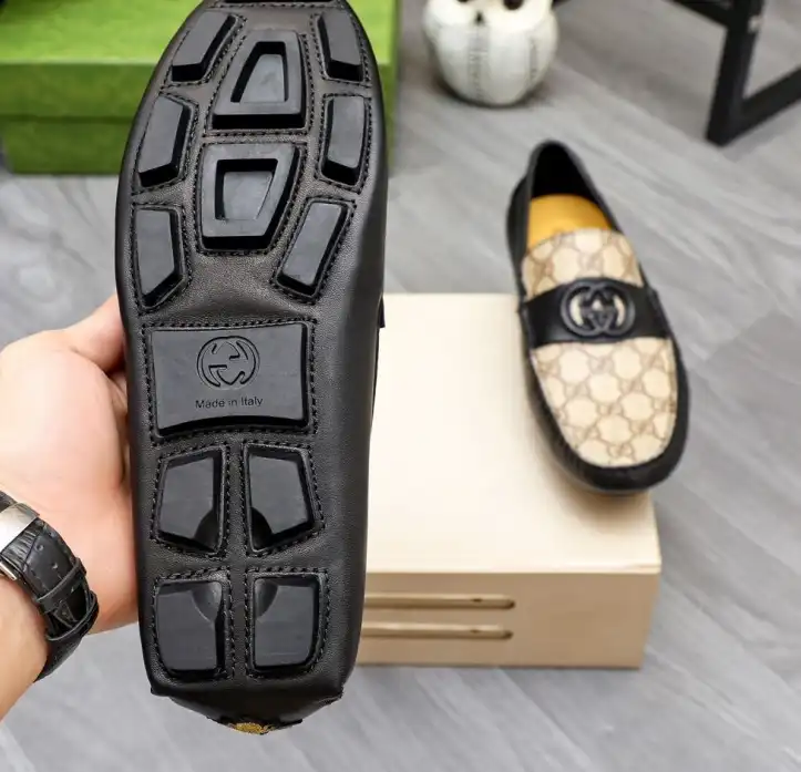 hype Gucci Leather Shoes