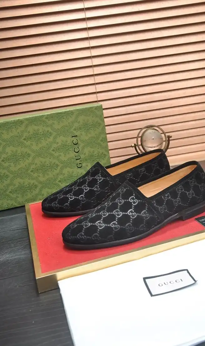 hype Gucci Leather Shoes