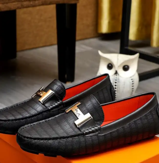 hype Hermes Leather Shoes