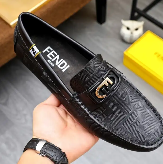 hype Fendi Leather Shoes