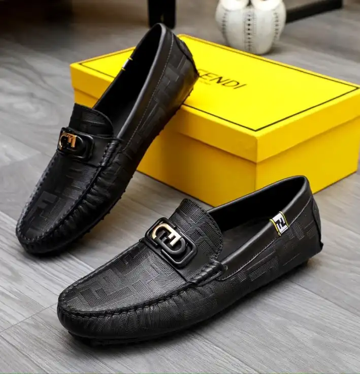 hype Fendi Leather Shoes