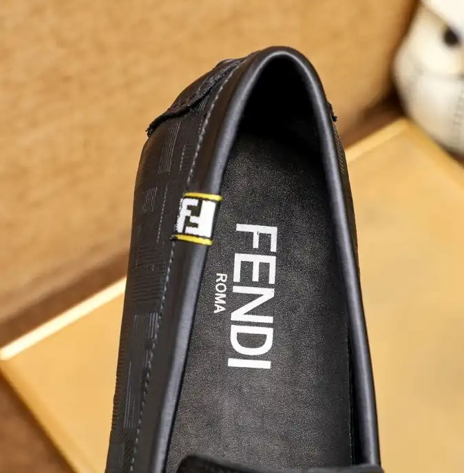 hype Fendi Leather Shoes