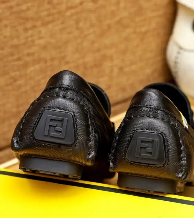 hype Fendi Leather Shoes