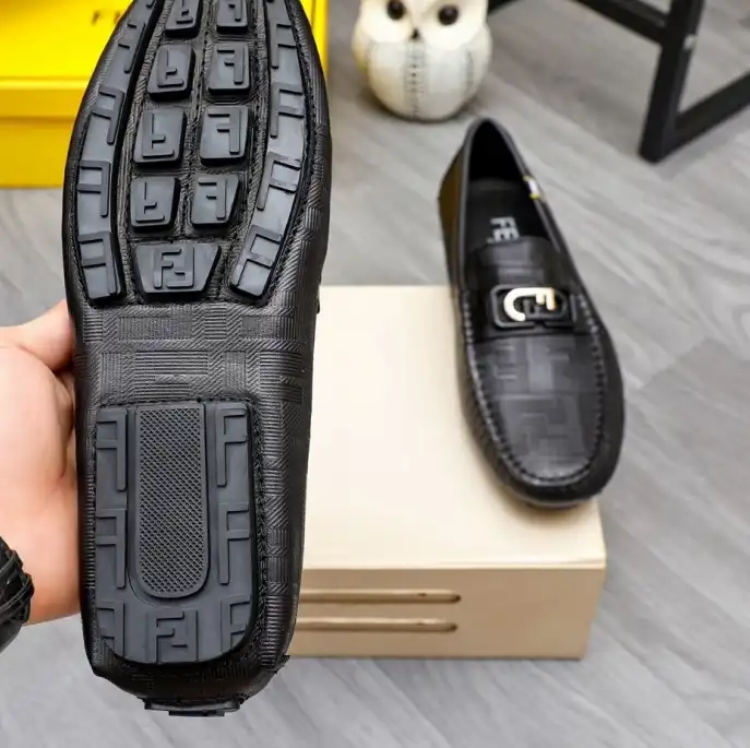 hype Fendi Leather Shoes