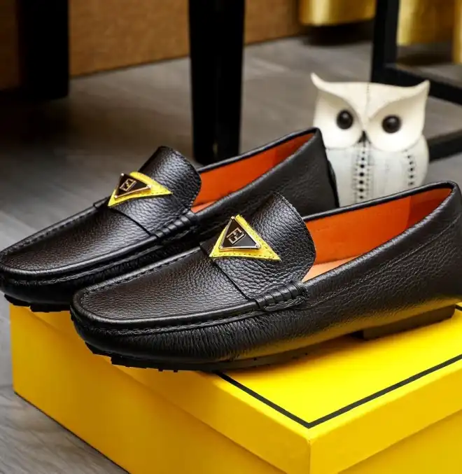 hype Fendi Leather Shoes