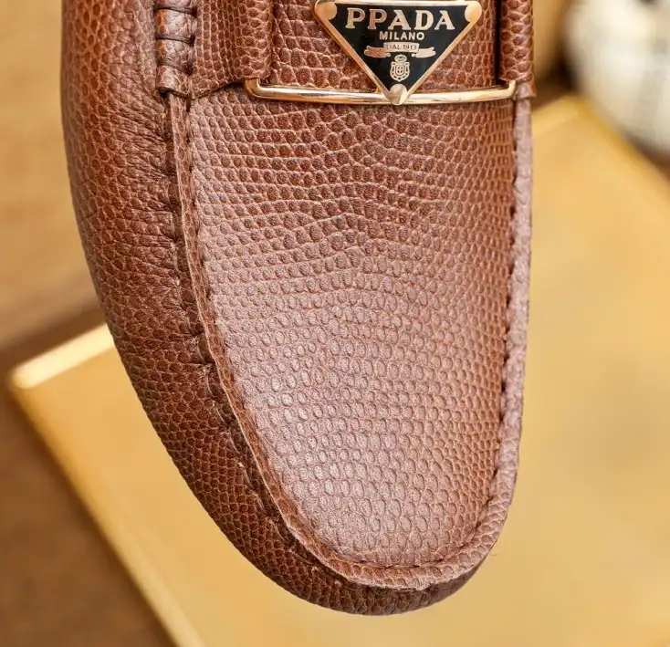 hype Prada Leather Shoes