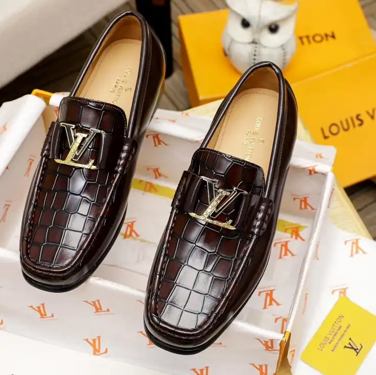 hype LV Leather Shoes