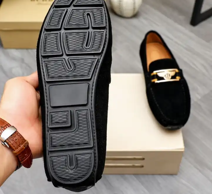 hype Burberry Leather Shoes