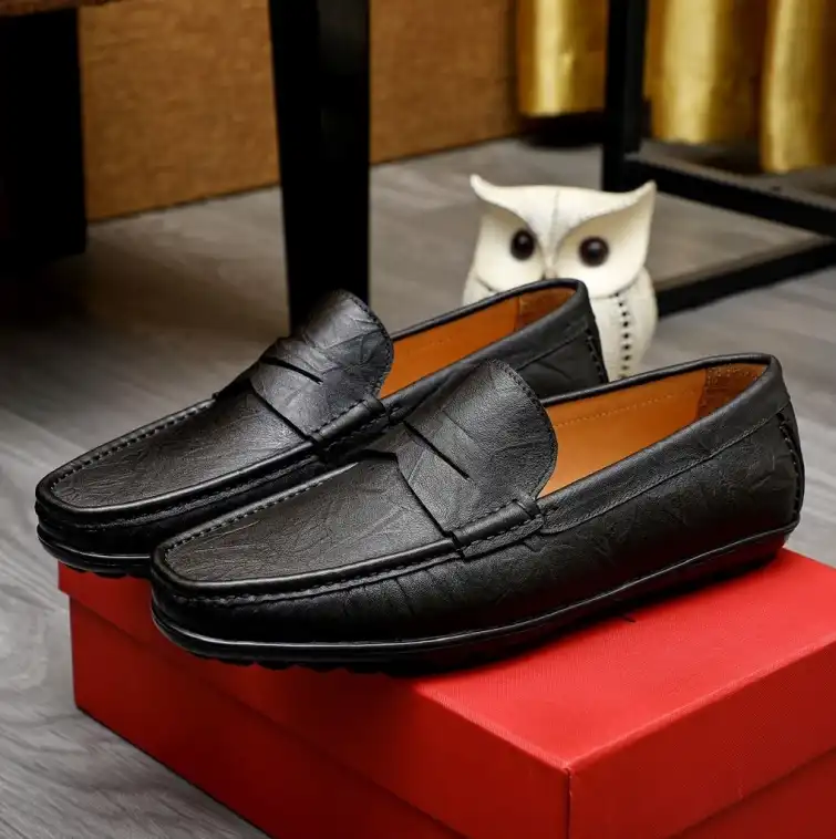 hype Ferragamo Leather Shoes