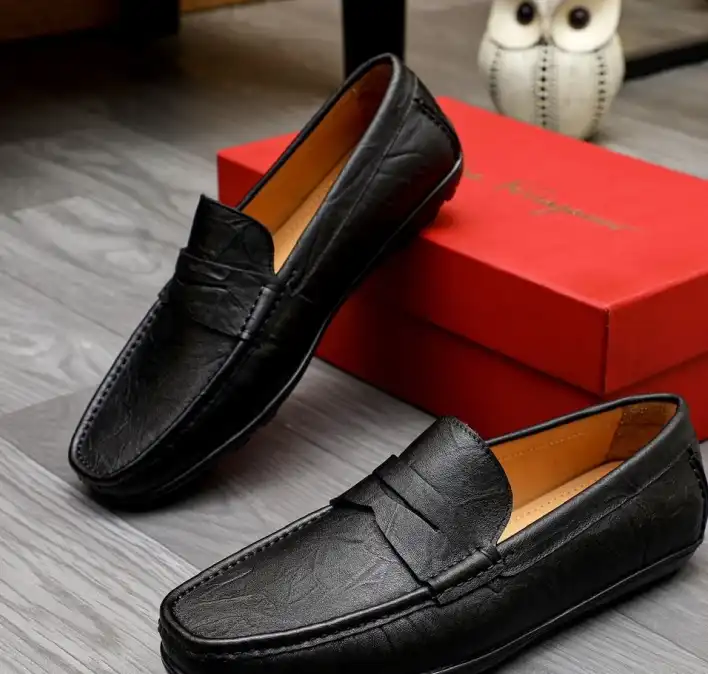 hype Ferragamo Leather Shoes