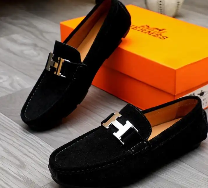 hype Hermes Leather Shoes