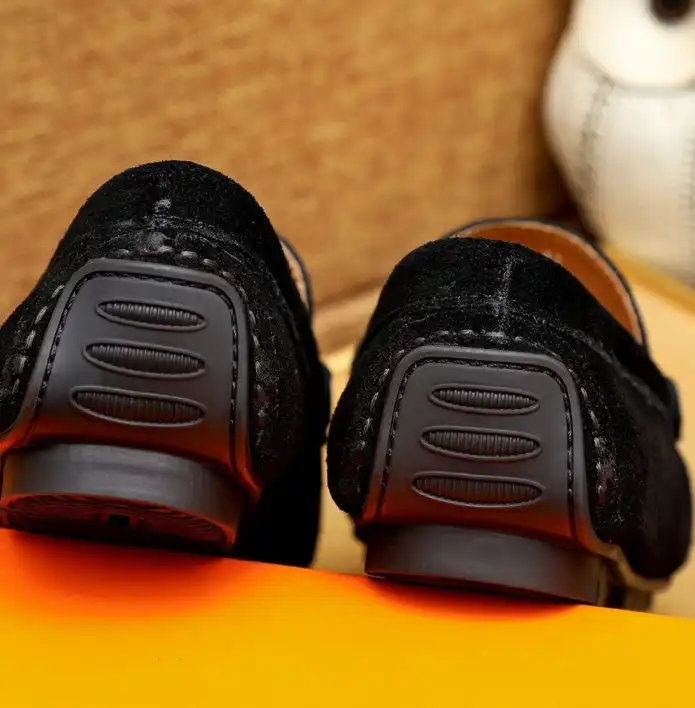 hype Hermes Leather Shoes