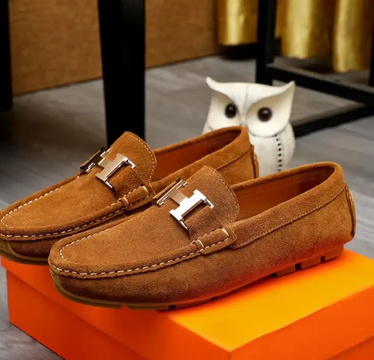 hype Hermes Leather Shoes