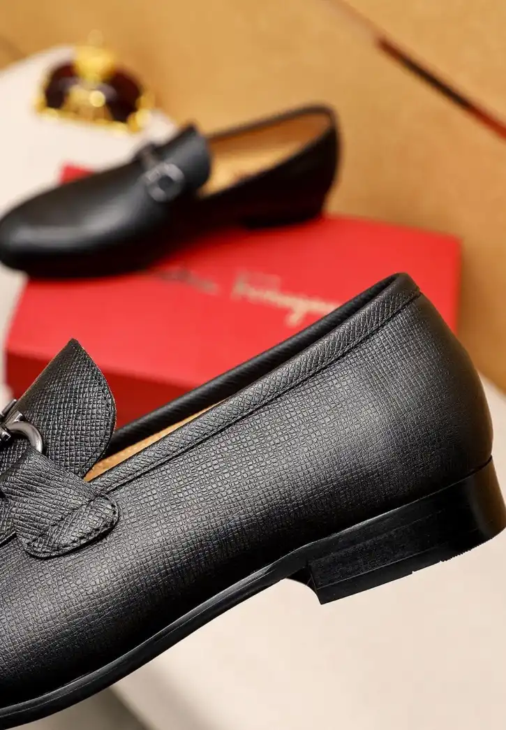 hype Ferragamo Leather Shoes