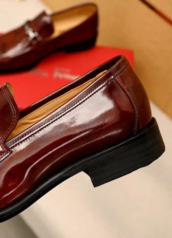 hype Ferragamo Leather Shoes