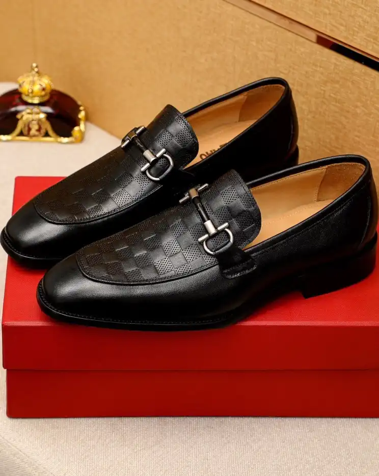 hype Ferragamo Leather Shoes