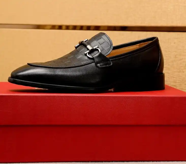 hype Ferragamo Leather Shoes