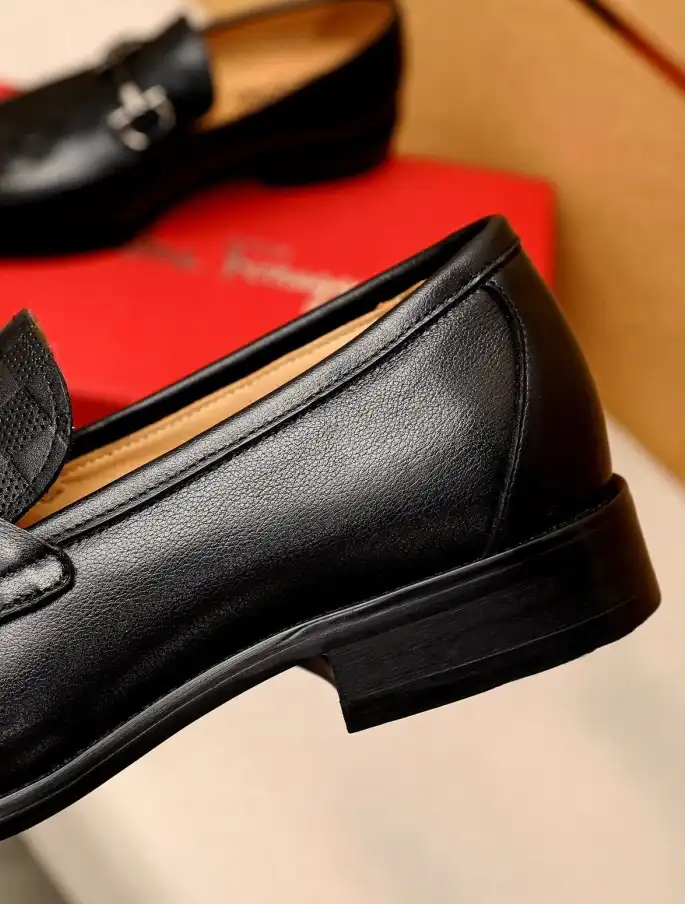 hype Ferragamo Leather Shoes