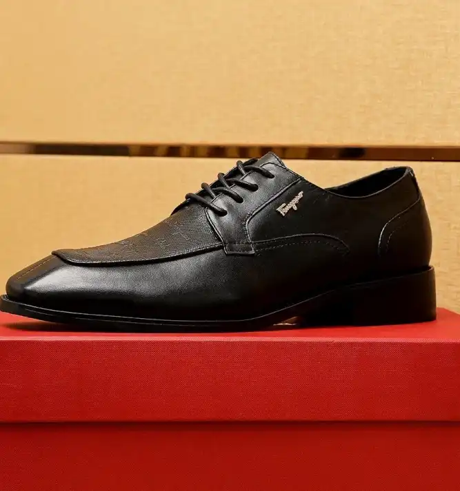 hype Ferragamo Leather Shoes