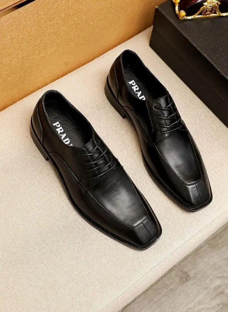 hype Prada Leather Shoes