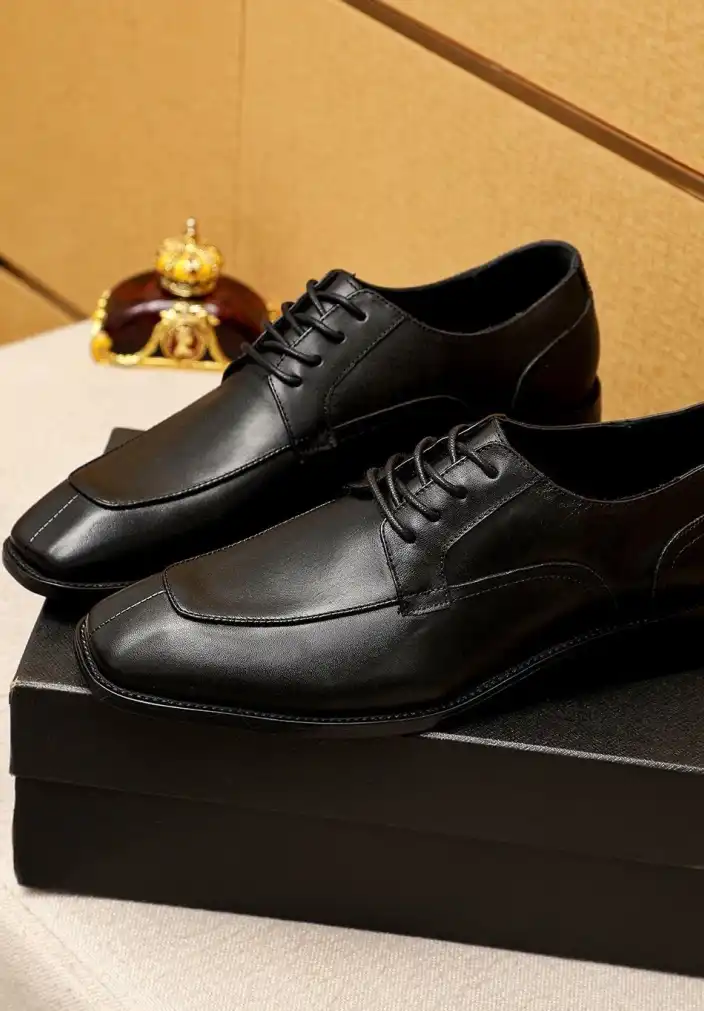 hype Prada Leather Shoes