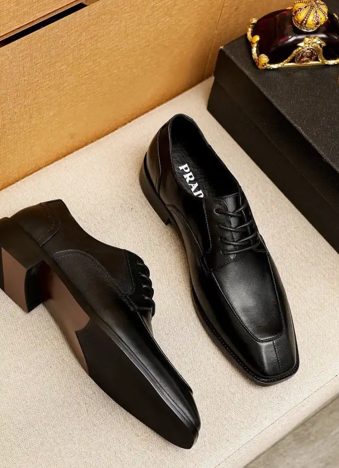 hype Prada Leather Shoes