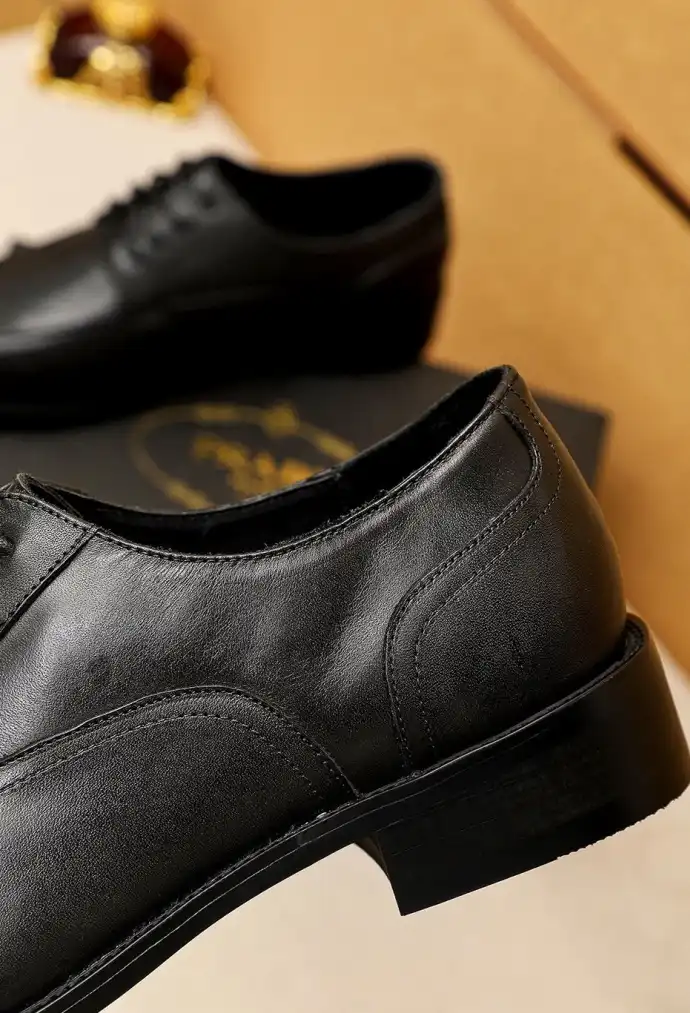 hype Prada Leather Shoes