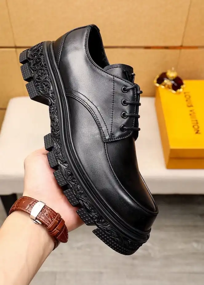 hype LV Leather Shoes