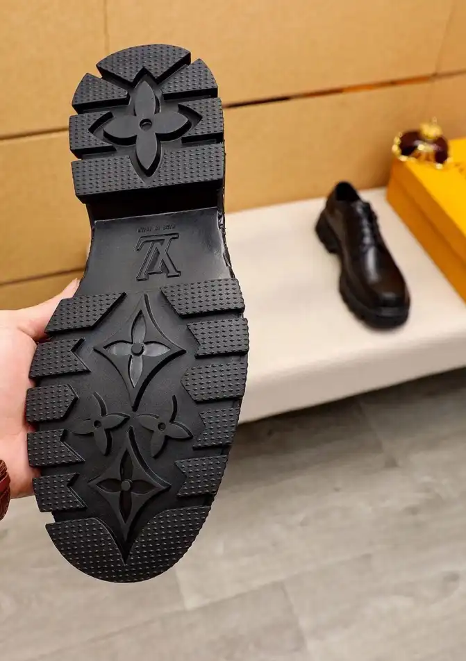 hype LV Leather Shoes