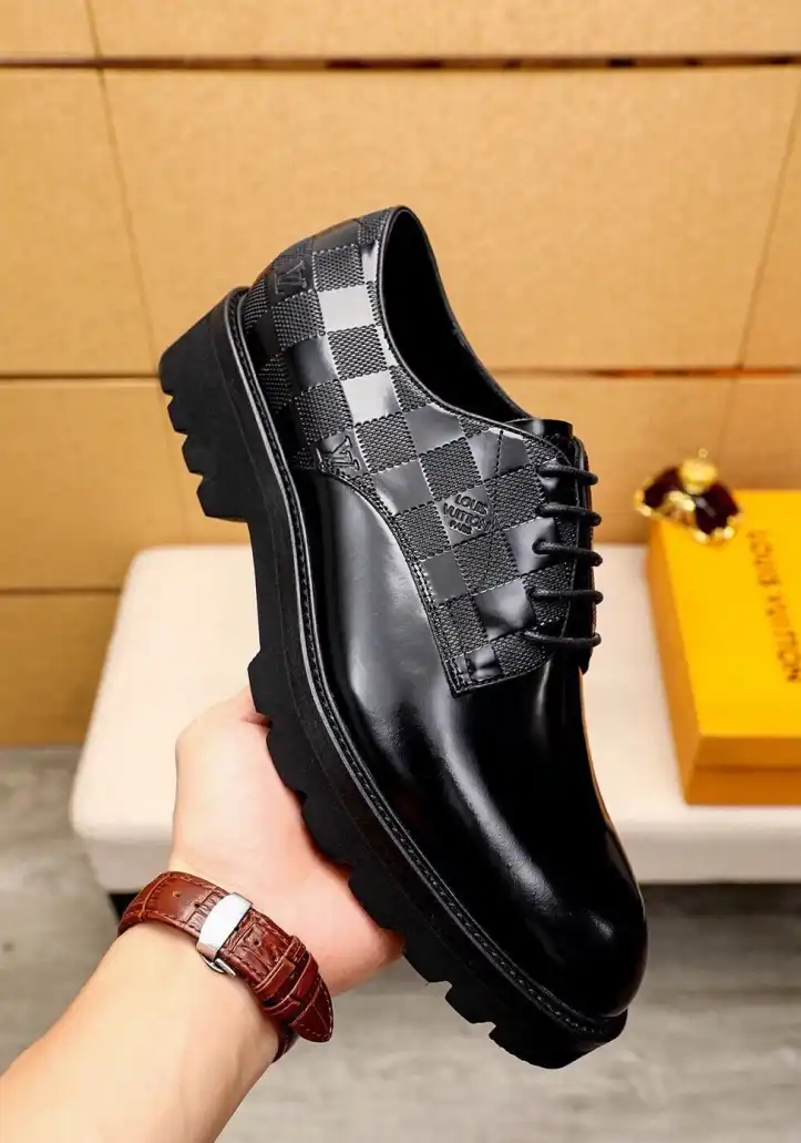 hype LV Leather Shoes