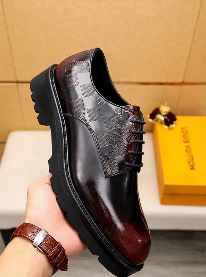 hype LV Leather Shoes