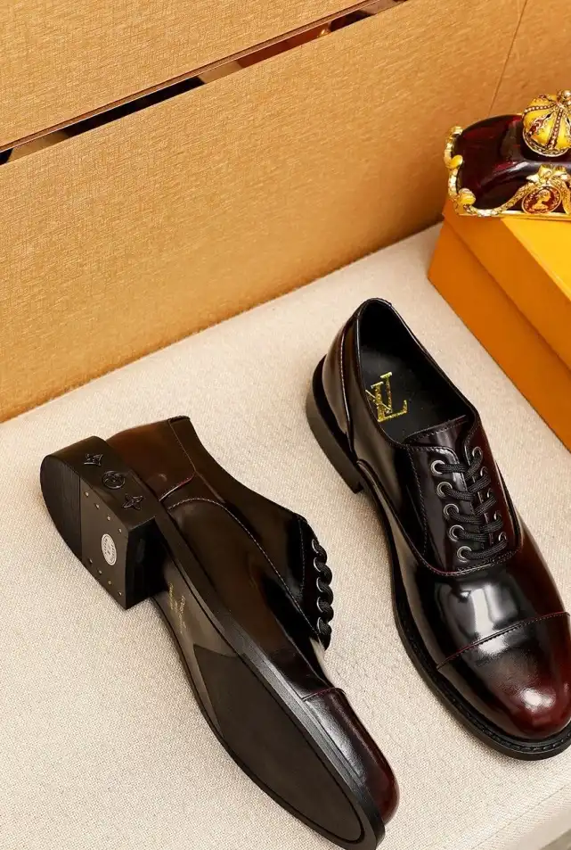 hype LV Leather Shoes