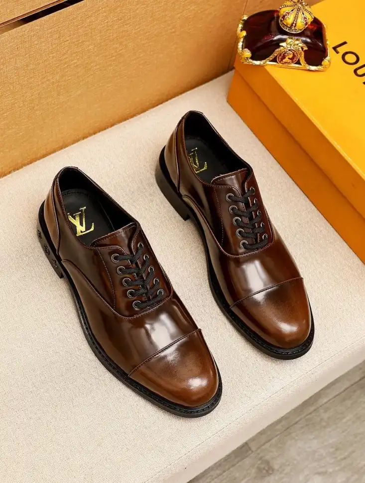 hype LV Leather Shoes