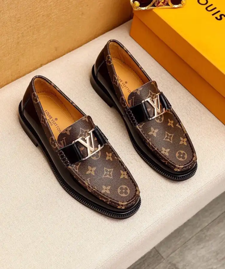 hype LV Leather Shoes