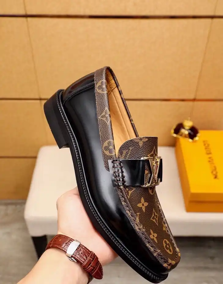 hype LV Leather Shoes