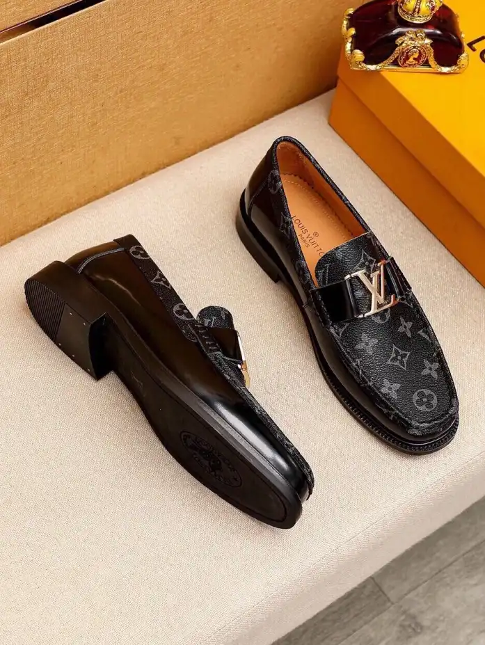 hype LV Leather Shoes