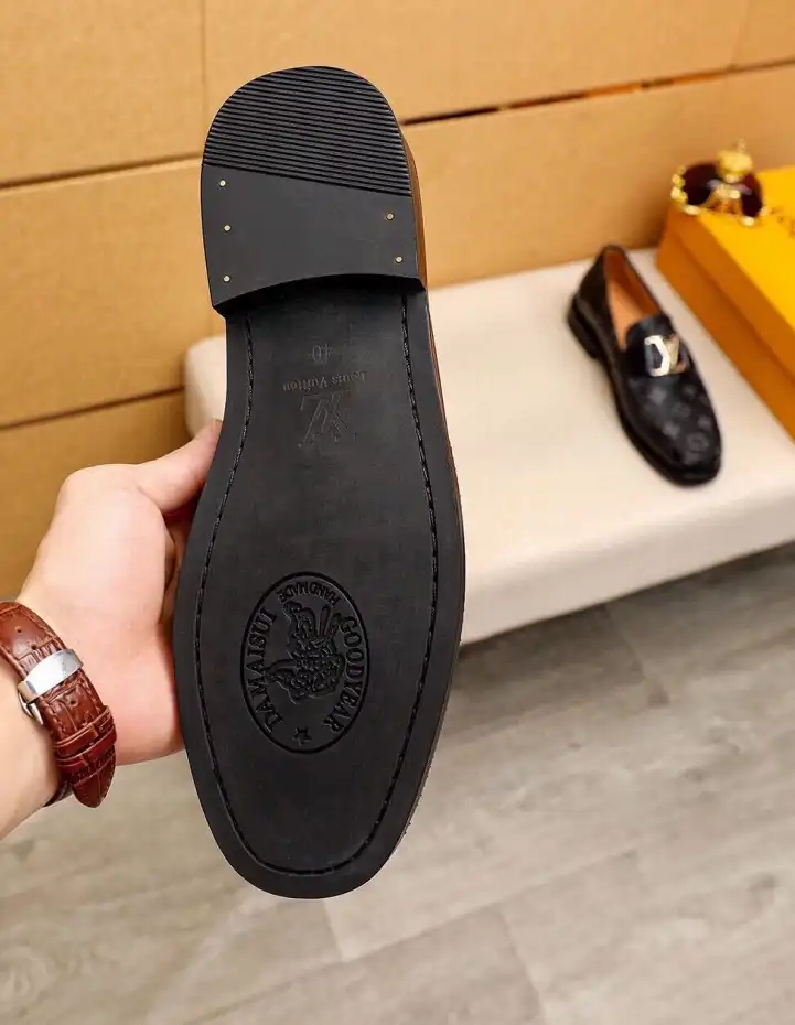 hype LV Leather Shoes