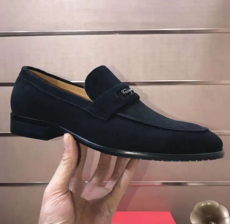 hype Ferragamo Leather Shoes